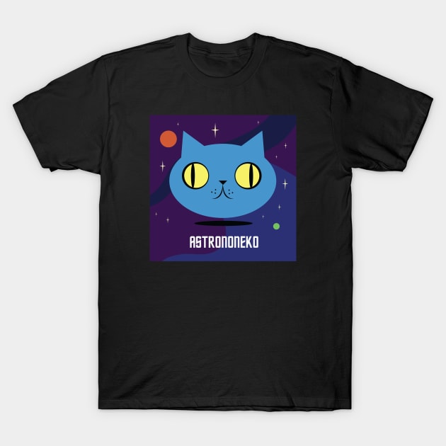 Astrononeko T-Shirt by Clement